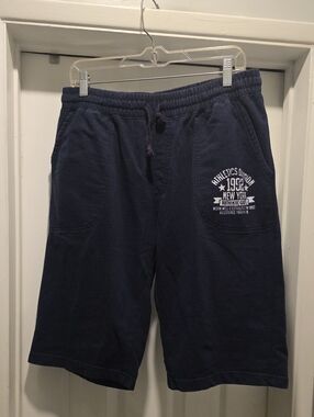 Men's Athletic Drawstring Shorts - Navy